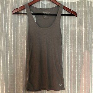 Gray Racerback Tank Top